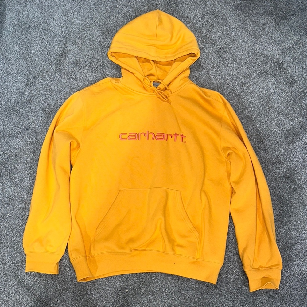 Carhartt Men's Yellow/Orange Sunset Hoodie